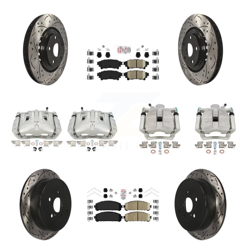 Transit Auto - KCD-100596N - Front and Rear Disc Brake Kits image 1