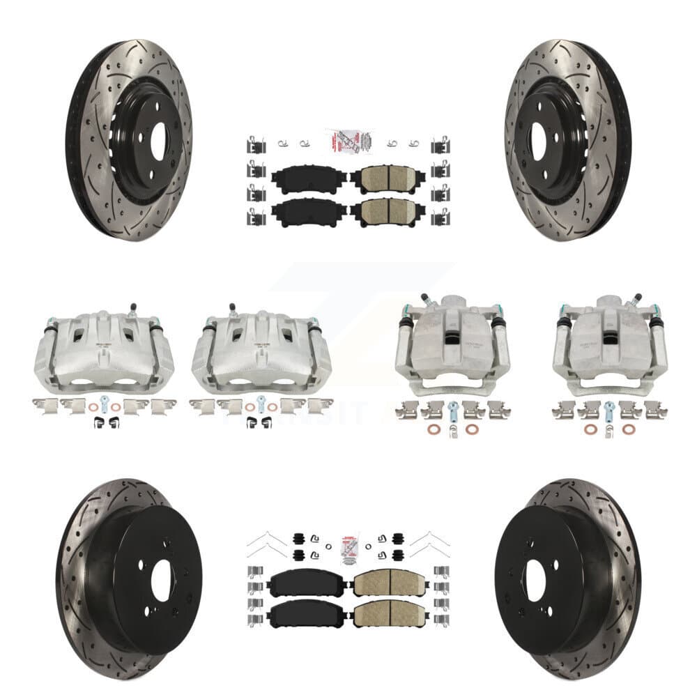 Transit Auto - KCD-100597N - Front and Rear Disc Brake Kits image 1