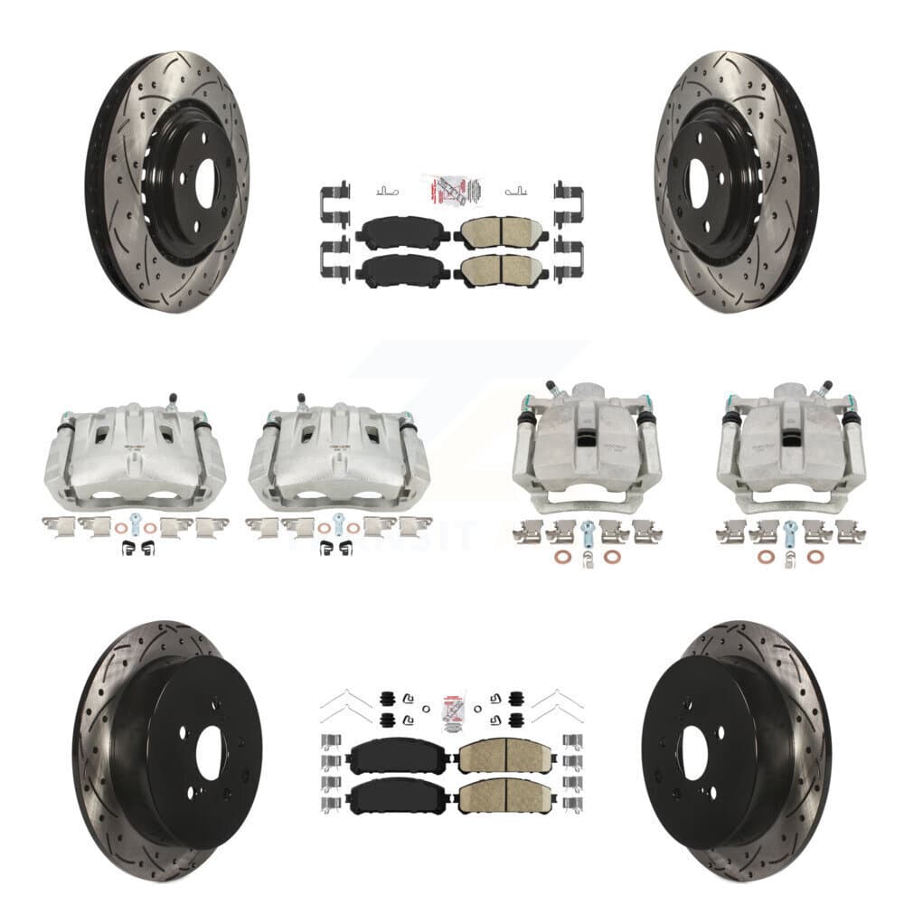 Transit Auto - KCD-100600N - Front and Rear Disc Brake Kits image 1