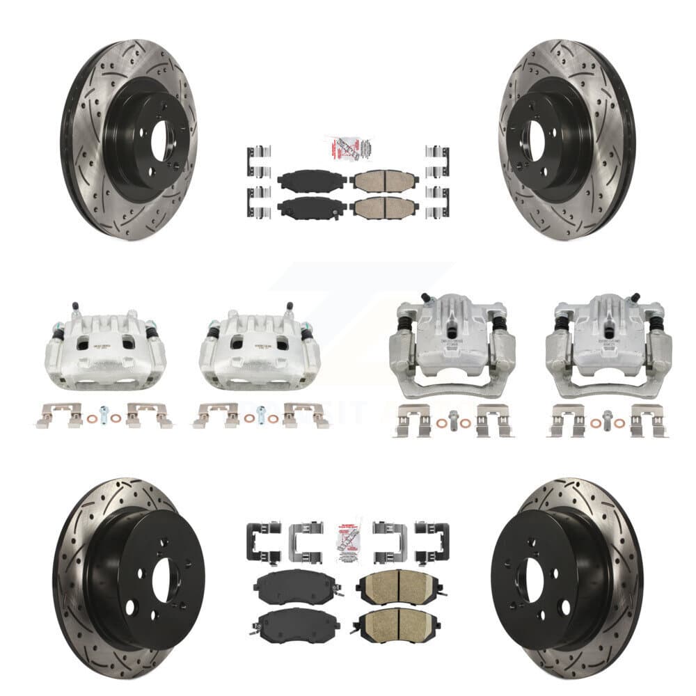 Transit Auto - KCD-100611N - Front and Rear Disc Brake Kits image 1