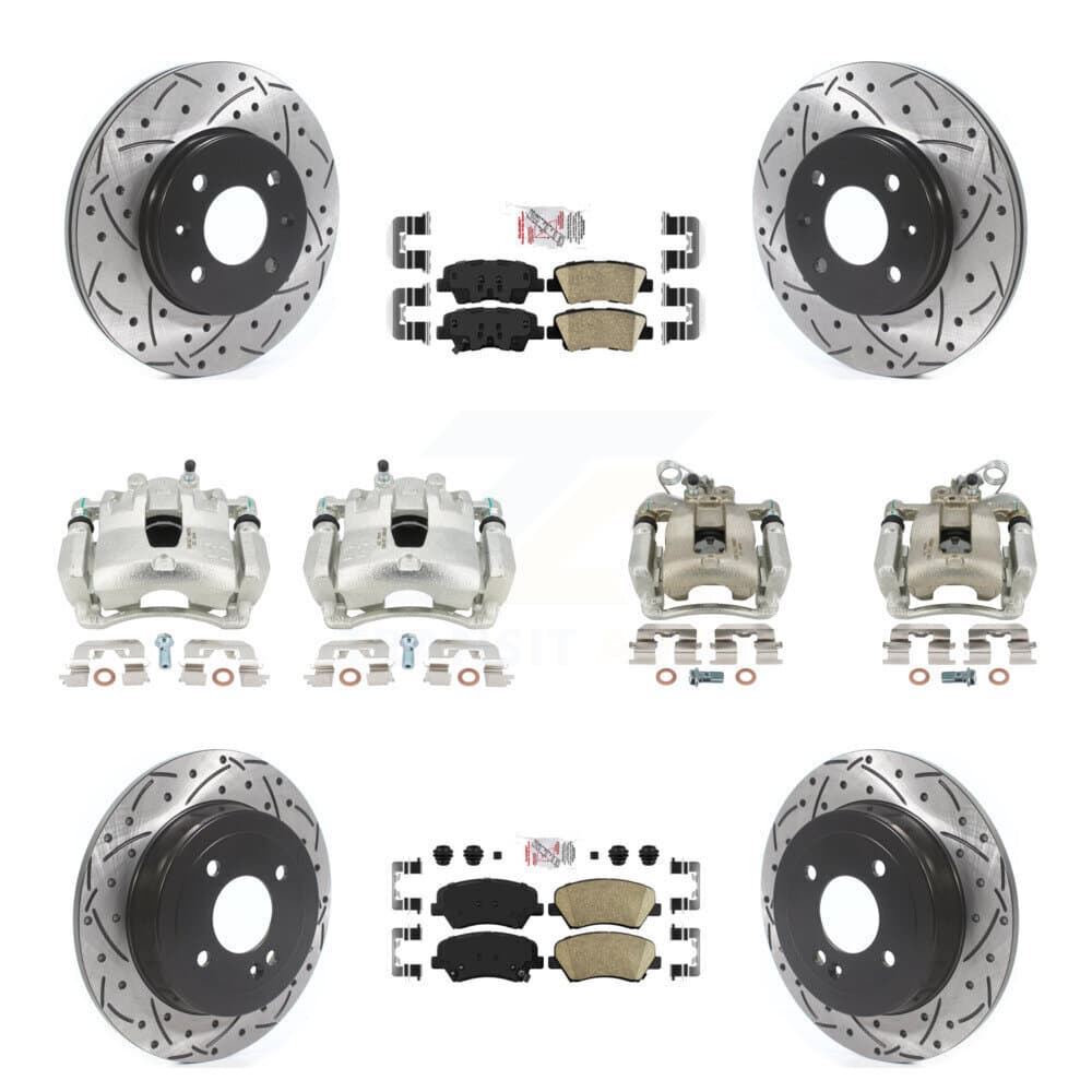 Transit Auto - KCD-100628N - Front and Rear Disc Brake Kits image 1