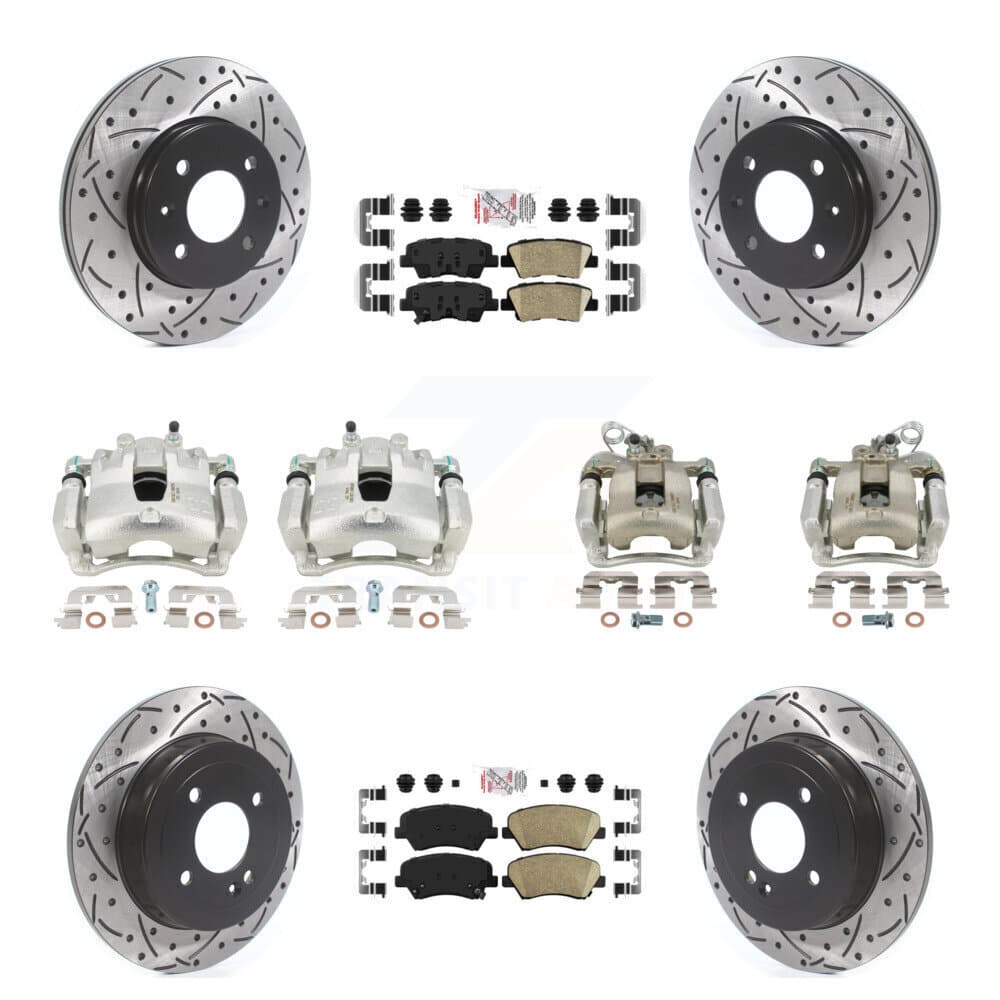 Transit Auto - KCD-100629N - Front and Rear Disc Brake Kits image 1