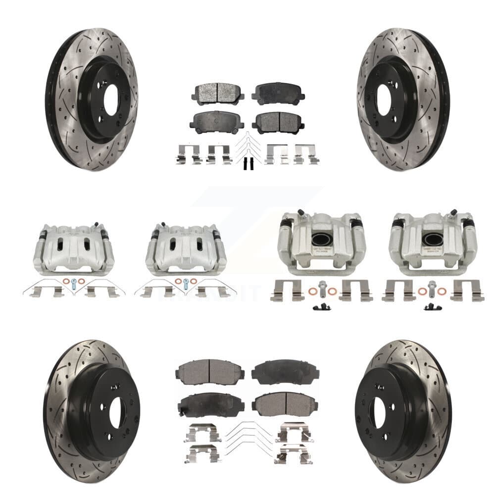 Transit Auto - KCD-100662P - Front and Rear Disc Brake Kits image 1