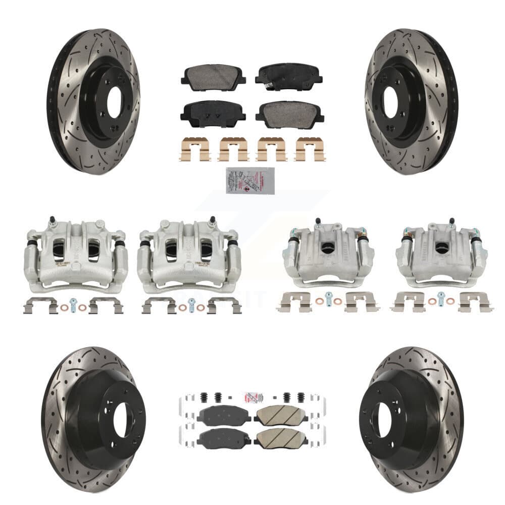 Transit Auto - KCD-100666N - Front and Rear Disc Brake Kits image 1