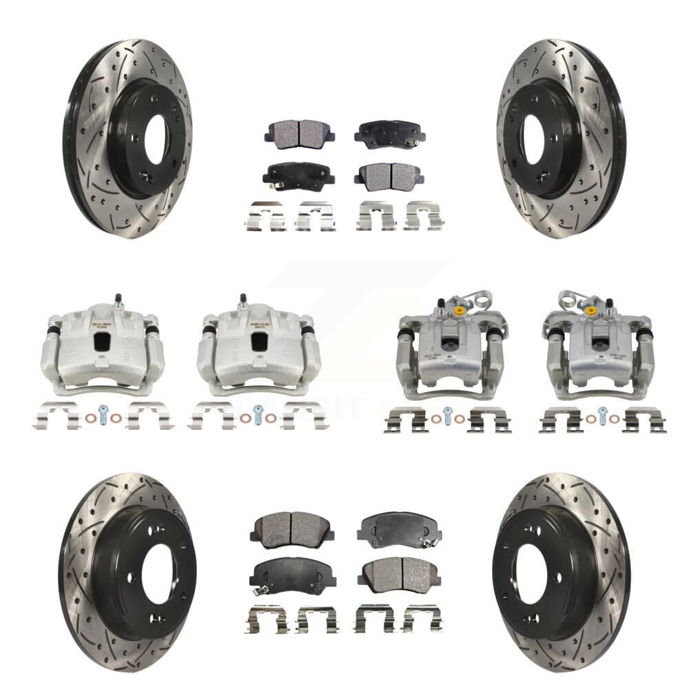 Transit Auto - KCD-100698P - Front and Rear Disc Brake Kits image 1