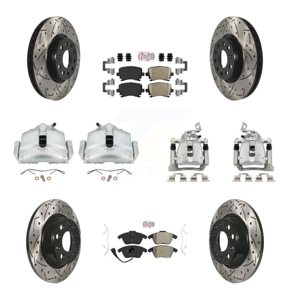 Transit Auto - KCD-100712N - Front and Rear Disc Brake Kits image 1