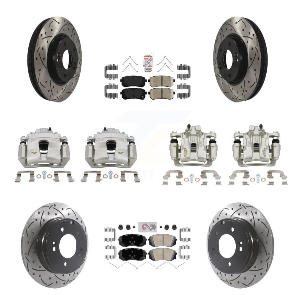 Transit Auto - KCD-100717N - Front and Rear Disc Brake Kits image 1