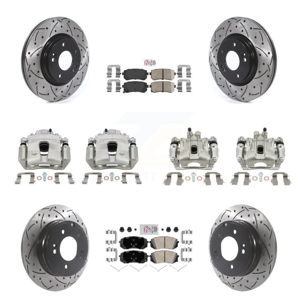 Transit Auto - KCD-100721N - Front and Rear Disc Brake Kits image 1