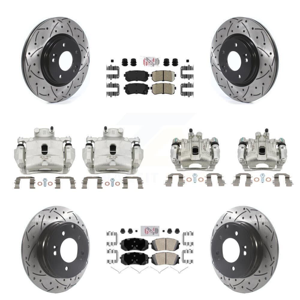 Transit Auto - KCD-100724N - Front and Rear Disc Brake Kits image 1