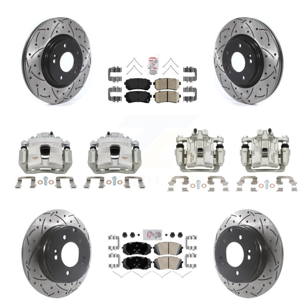 Transit Auto - KCD-100727N - Front and Rear Disc Brake Kits image 1