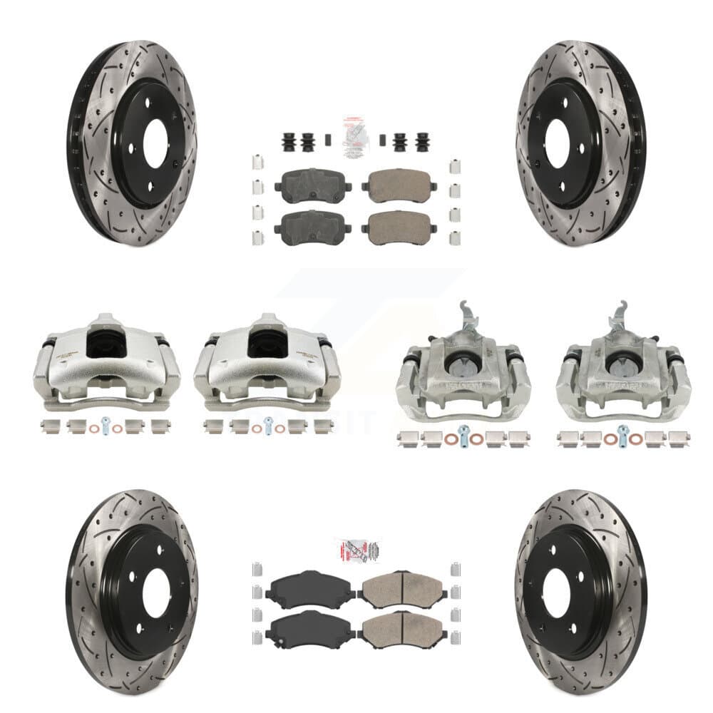 Transit Auto - KCD-100801N - Front and Rear Disc Brake Kits image 1