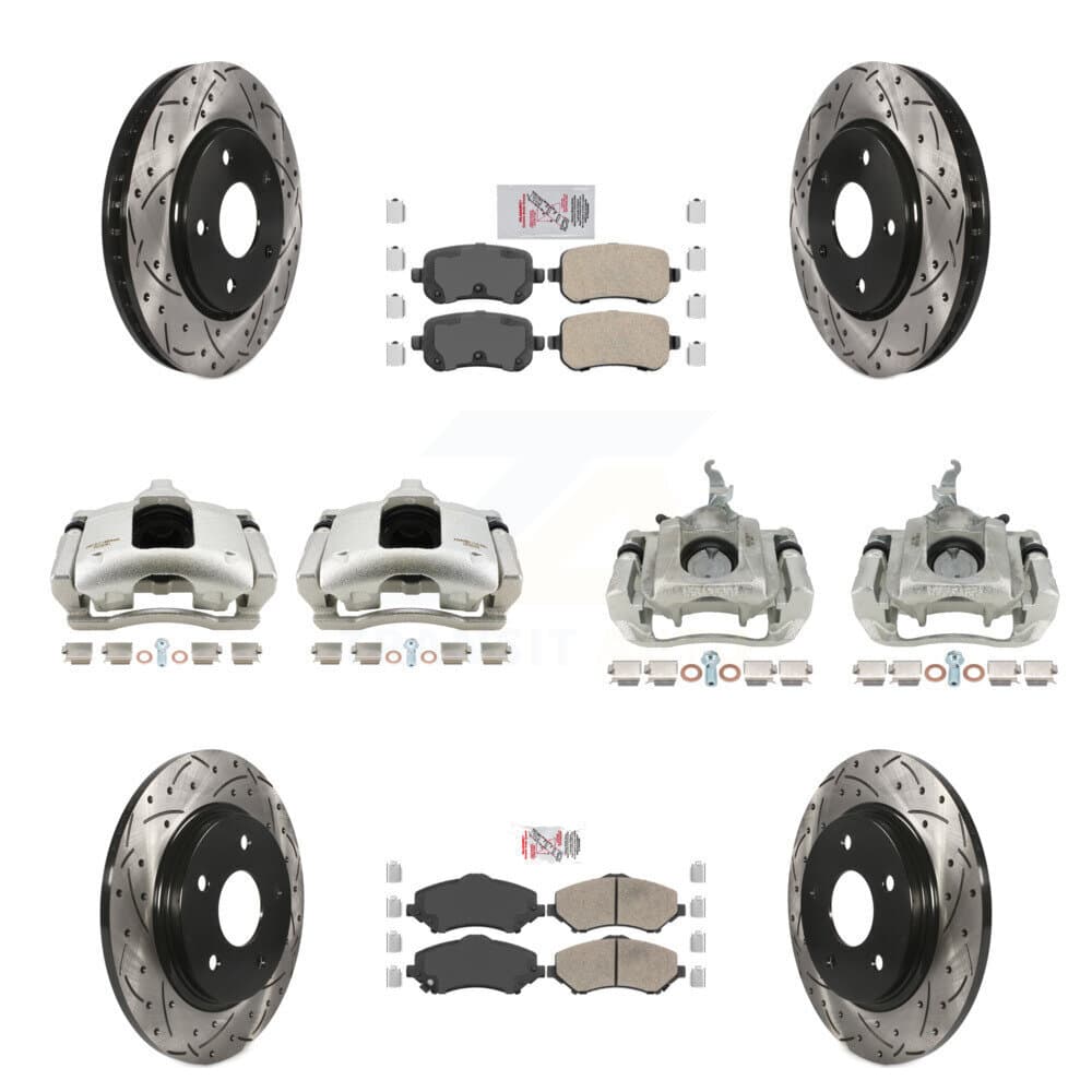 Transit Auto - KCD-100802N - Front and Rear Disc Brake Kits image 1