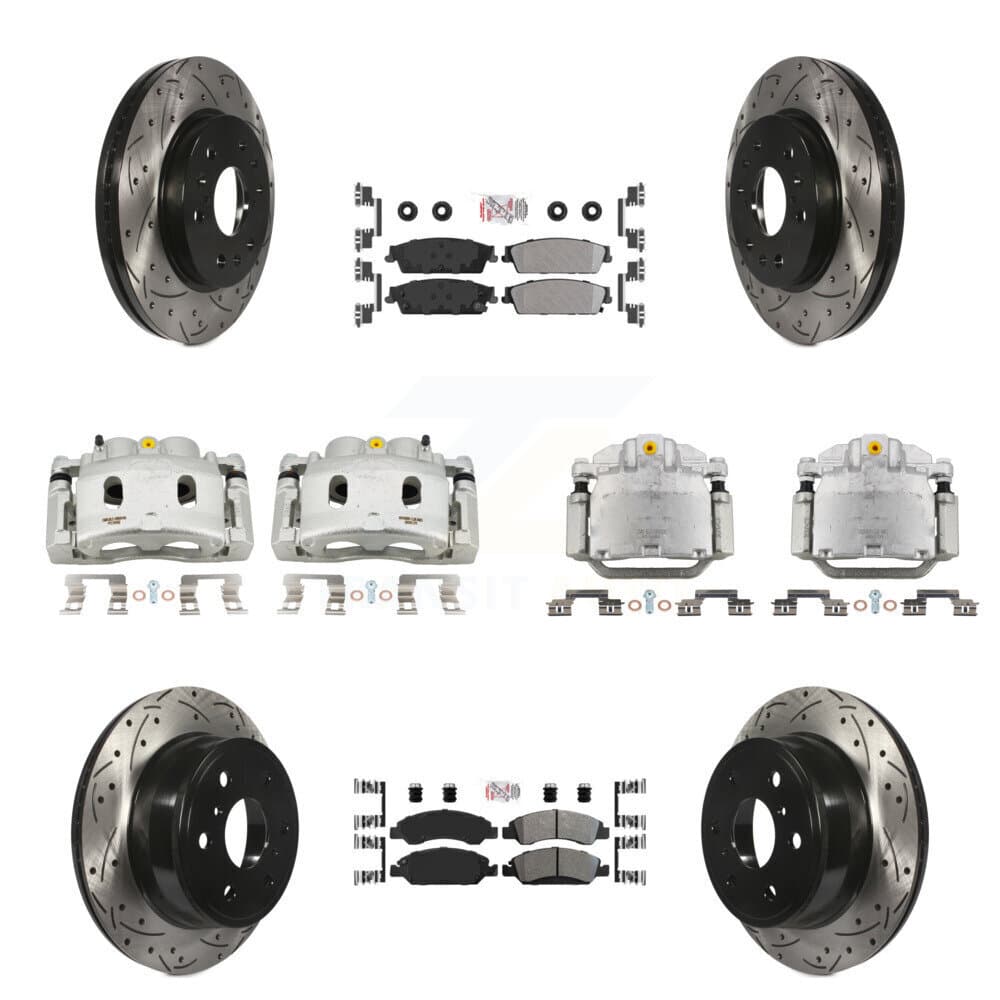 Transit Auto - KCD-100807N - Front and Rear Disc Brake Kits image 1