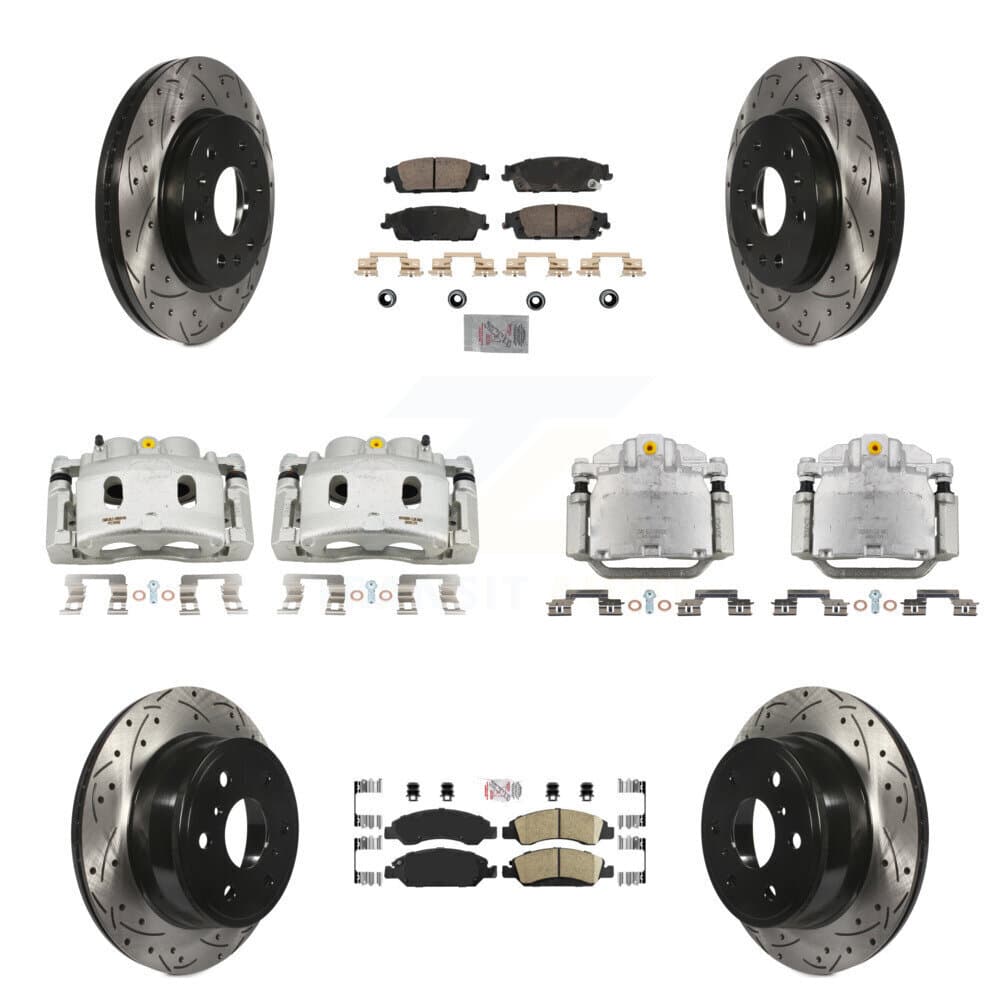 Transit Auto - KCD-100809N - Front and Rear Disc Brake Kits image 1
