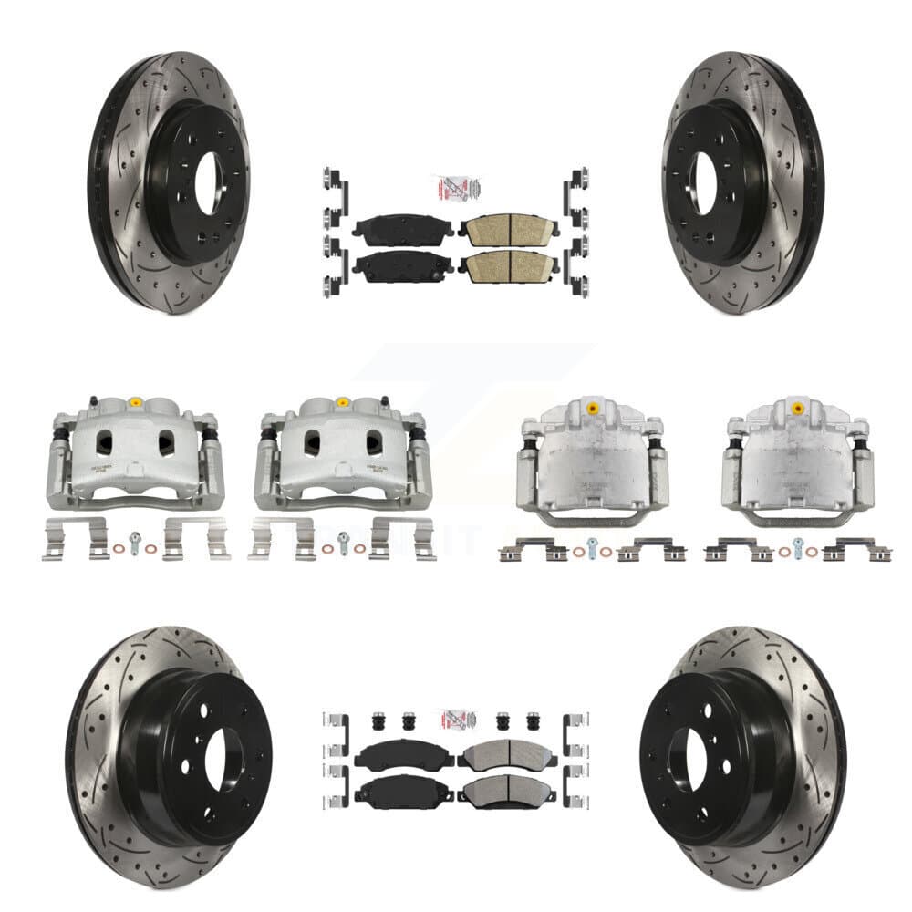 Transit Auto - KCD-100819N - Front and Rear Disc Brake Kits image 1