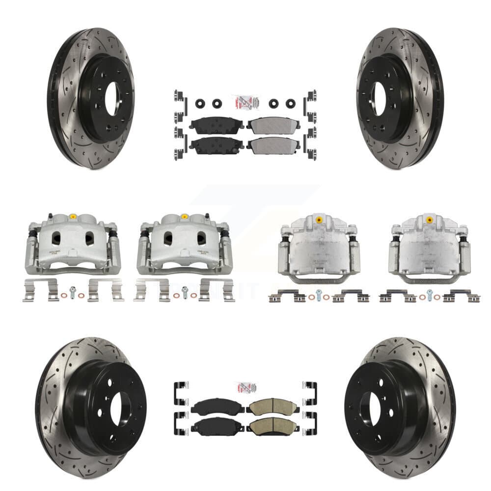 Transit Auto - KCD-100820N - Front and Rear Disc Brake Kits image 1