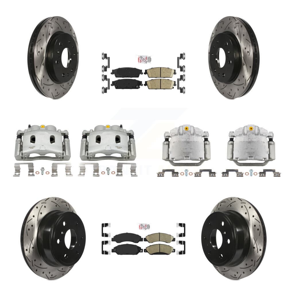 Transit Auto - KCD-100821N - Front and Rear Disc Brake Kits image 1