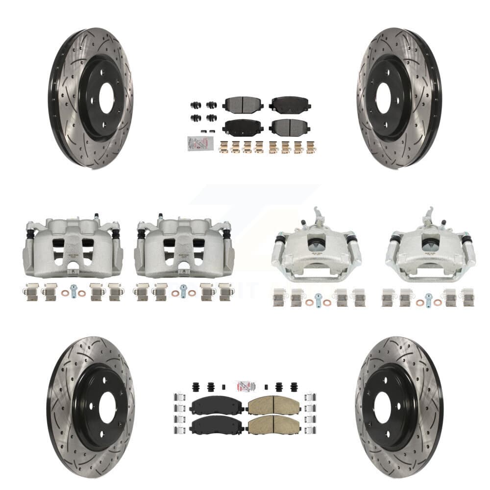 Transit Auto - KCD-100865N - Front and Rear Disc Brake Kits image 1