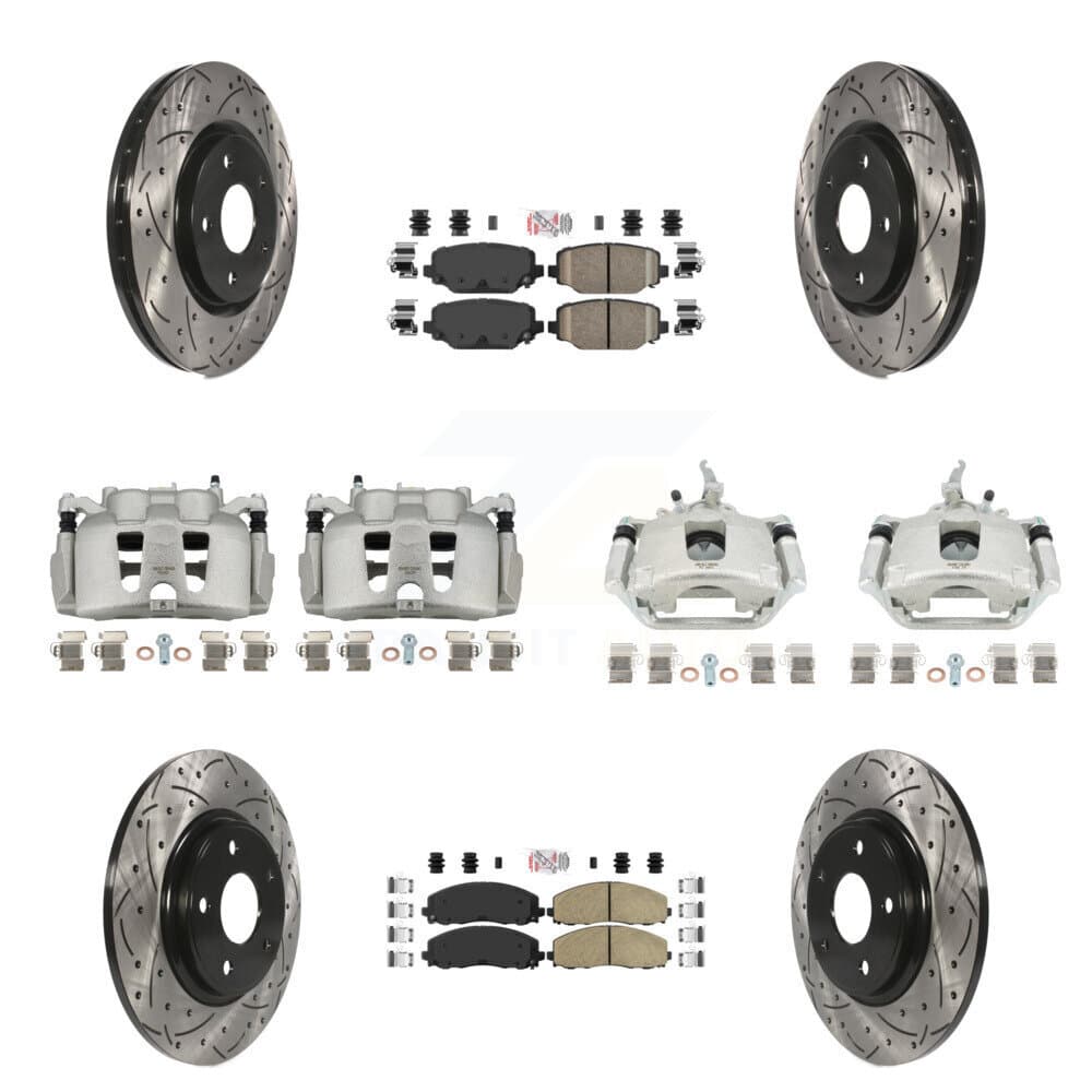 Transit Auto - KCD-100866N - Front and Rear Disc Brake Kits image 1