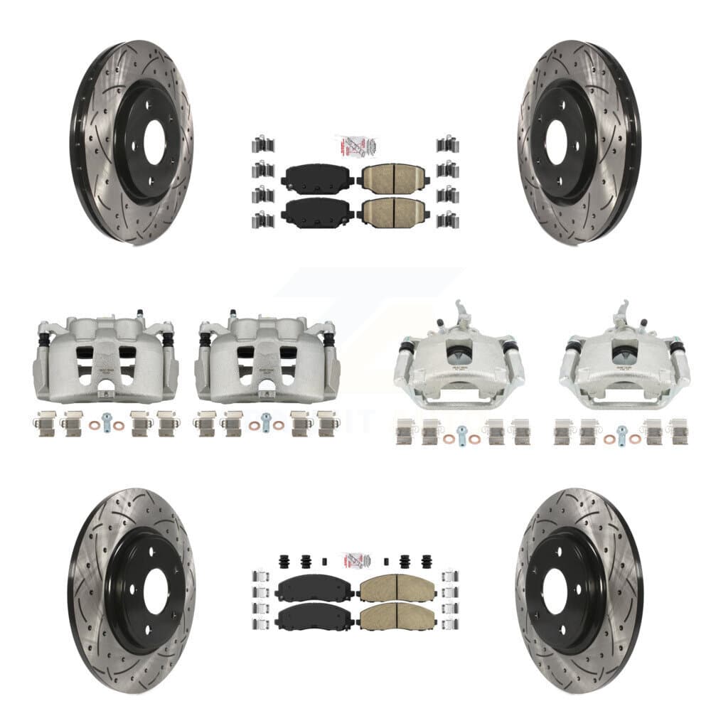 Transit Auto - KCD-100867N - Front and Rear Disc Brake Kits image 1