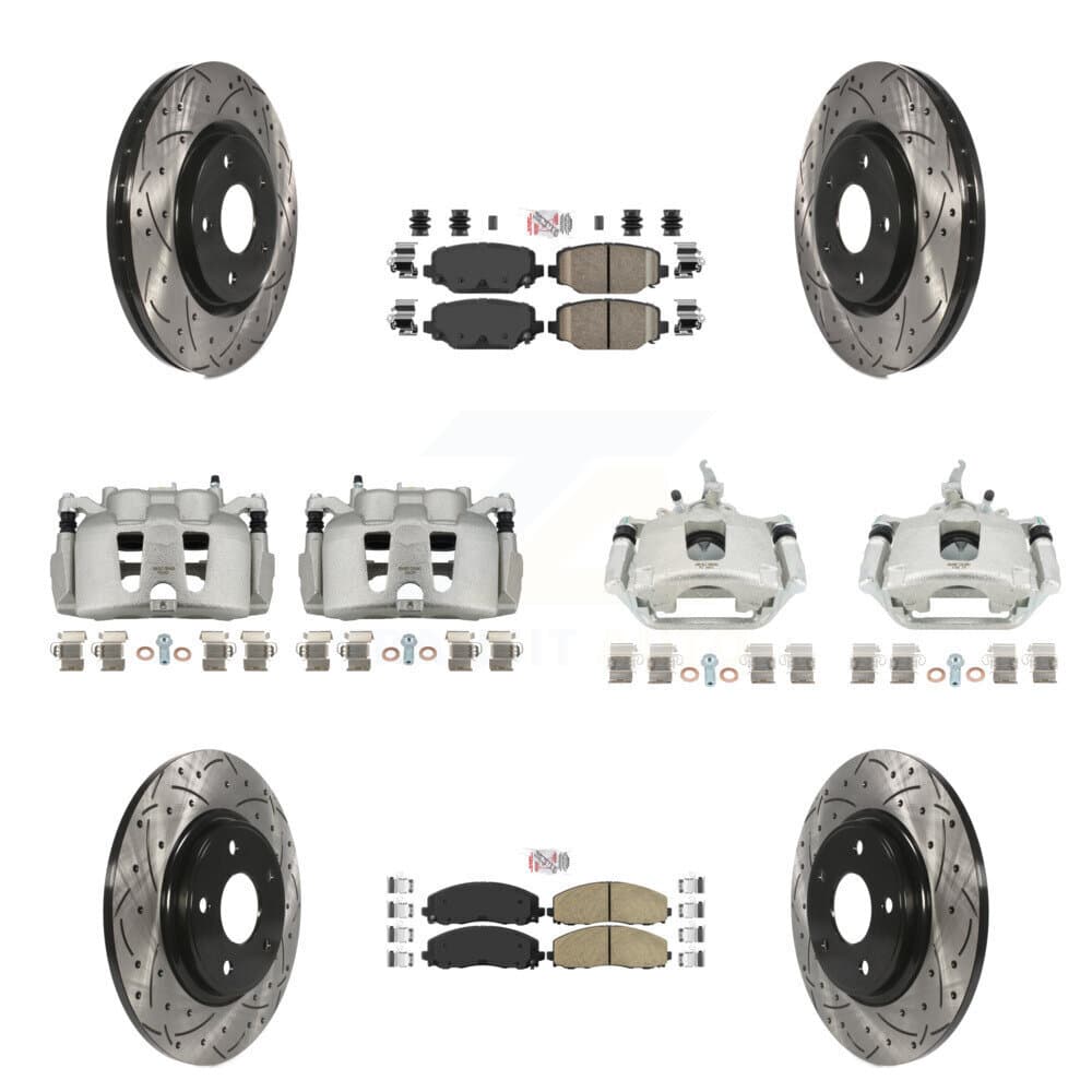 Transit Auto - KCD-100869N - Front and Rear Disc Brake Kits image 1