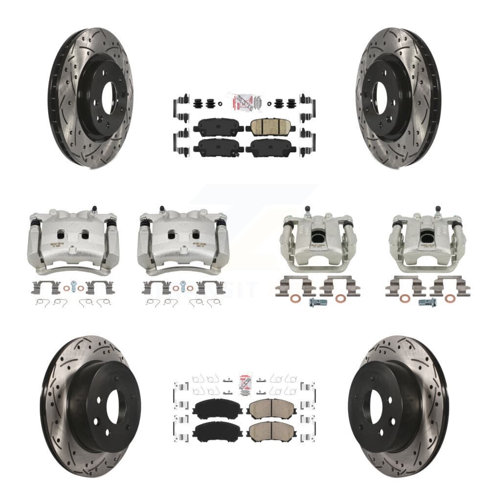 Transit Auto - KCD-100895N - Front and Rear Disc Brake Kits image 1