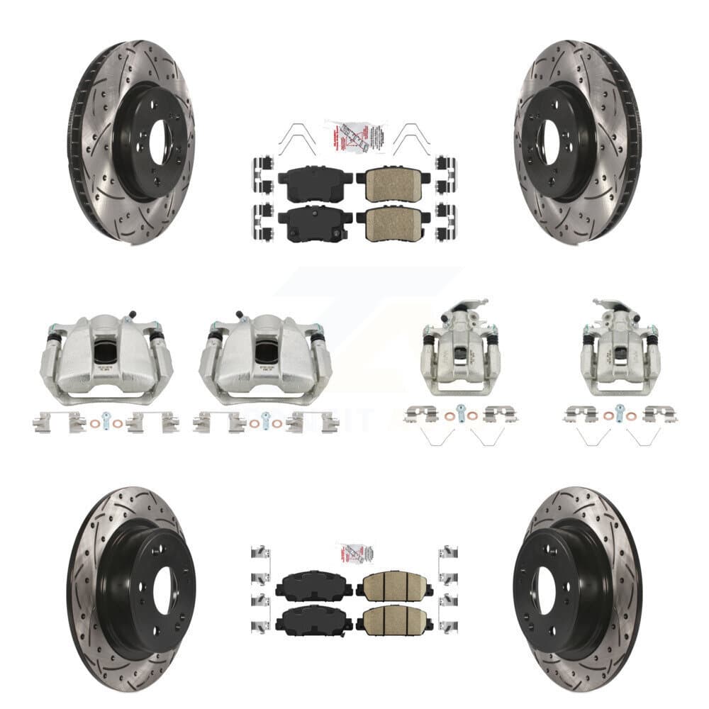 Transit Auto - KCD-100920N - Front and Rear Disc Brake Kits image 1