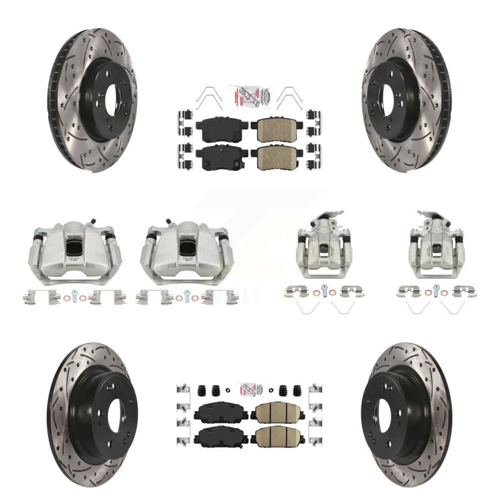 Transit Auto - KCD-100922N - Front and Rear Disc Brake Kits image 1