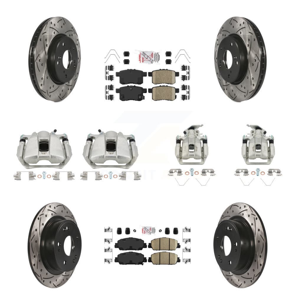 Transit Auto - KCD-100927N - Front and Rear Disc Brake Kits image 1