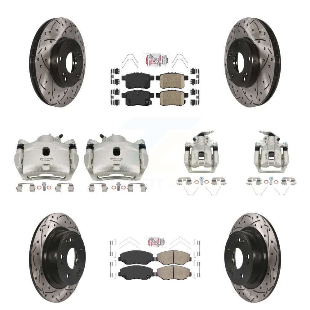 Transit Auto - KCD-100928N - Front and Rear Disc Brake Kits image 1