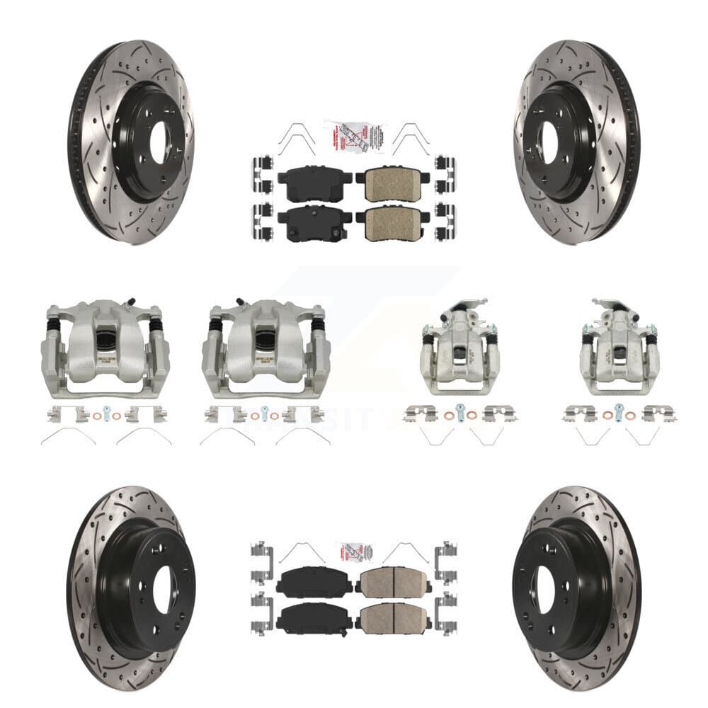 Transit Auto - KCD-100934N - Front and Rear Disc Brake Kits image 1