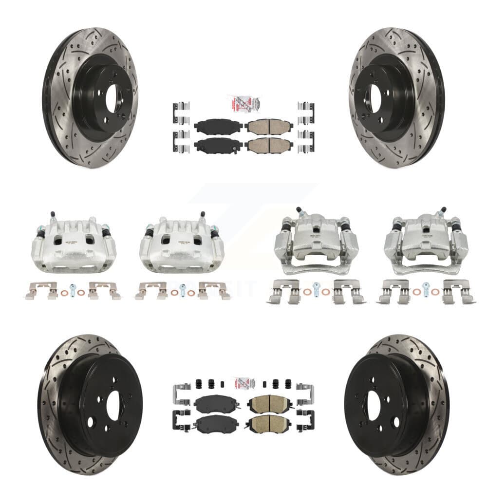 Transit Auto - KCD-100981N - Front and Rear Disc Brake Kits image 1