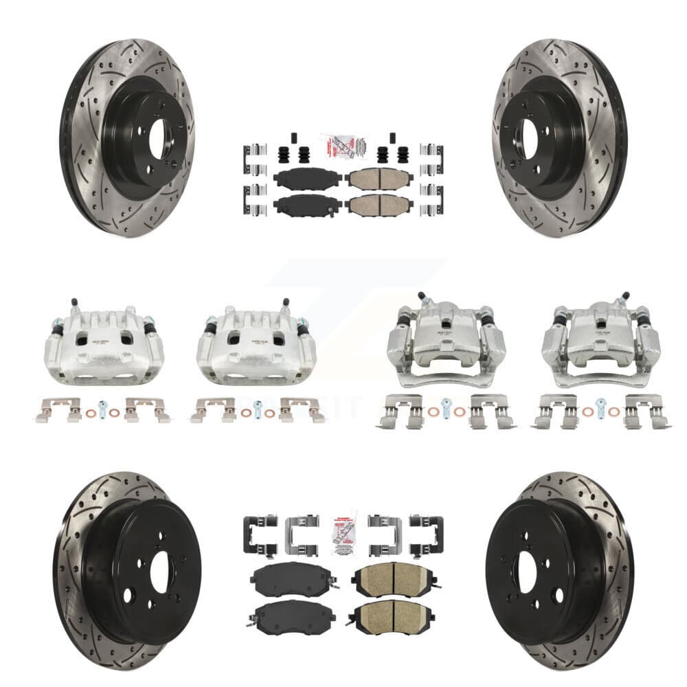 Transit Auto - KCD-100982N - Front and Rear Disc Brake Kits image 1