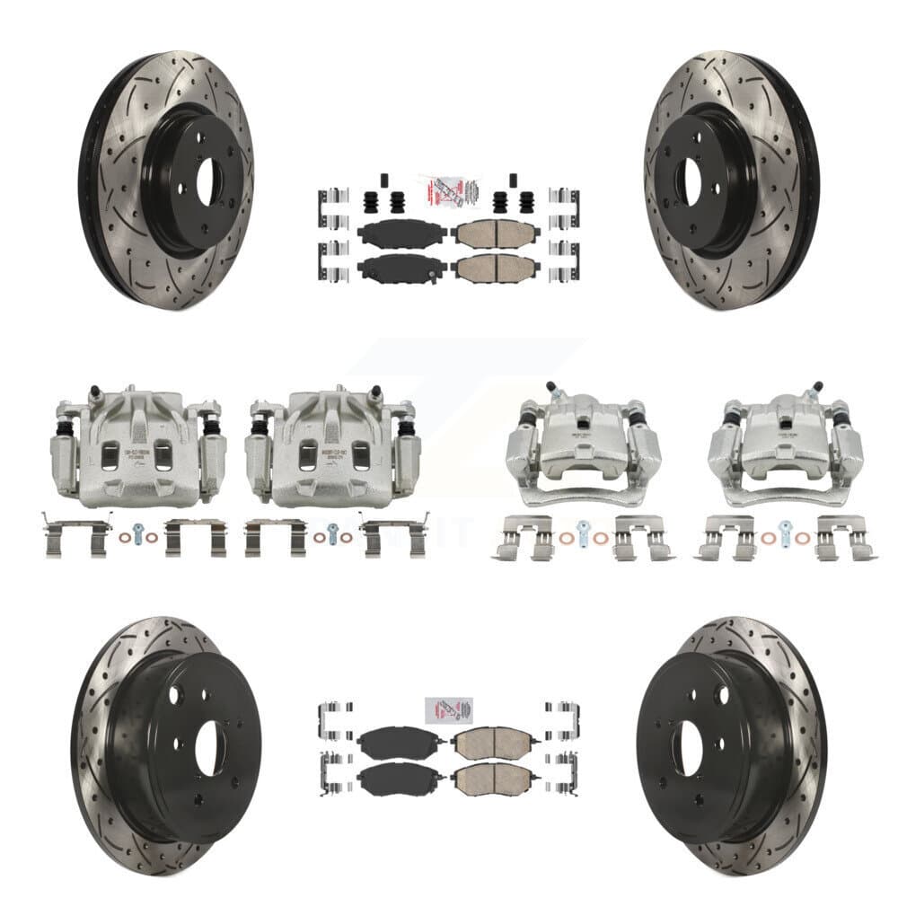 Transit Auto - KCD-100986N - Front and Rear Disc Brake Kits image 1