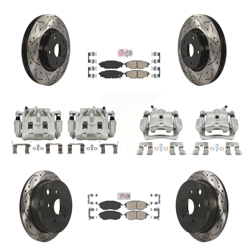 Transit Auto - KCD-100987N - Front and Rear Disc Brake Kits image 1