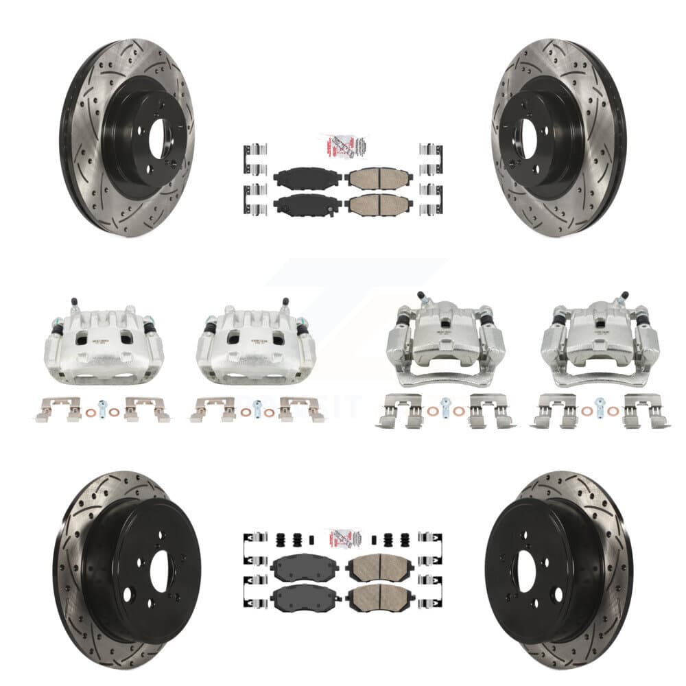 Transit Auto - KCD-100989N - Front and Rear Disc Brake Kits image 1