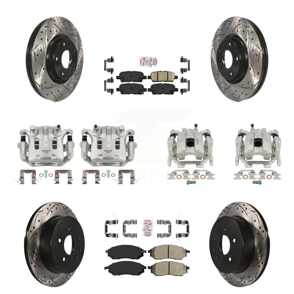 Transit Auto - KCD-101013N - Front and Rear Disc Brake Kits image 1