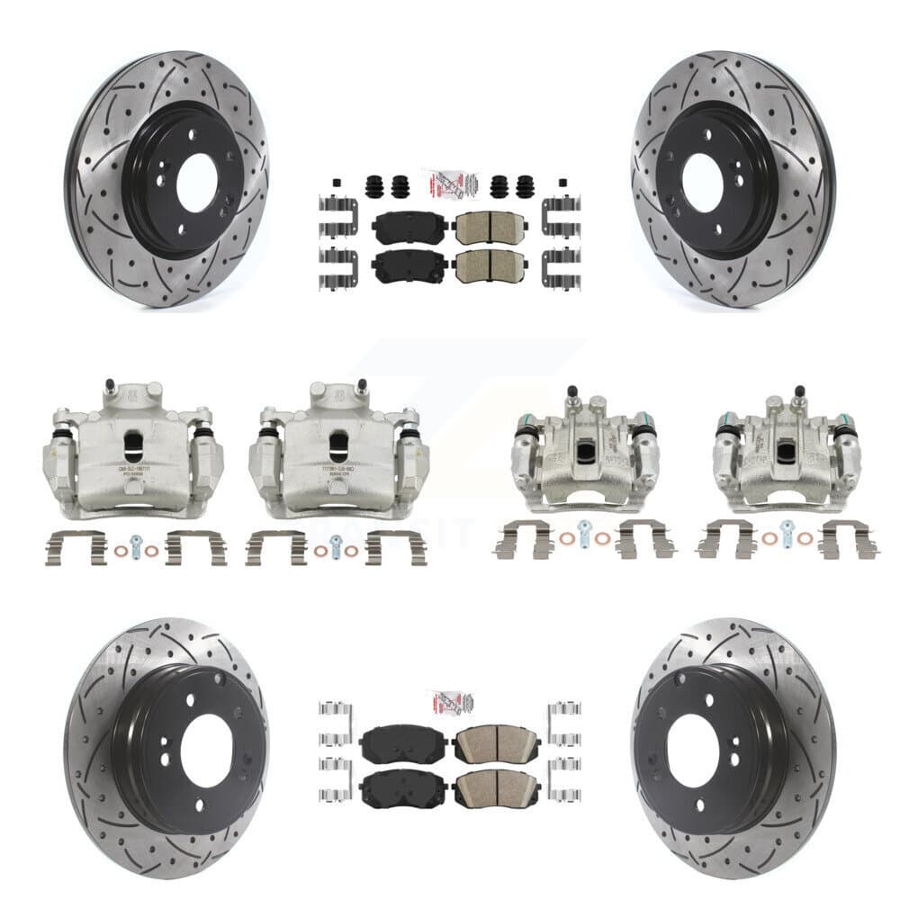 Transit Auto - KCD-101031N - Front and Rear Disc Brake Kits image 1