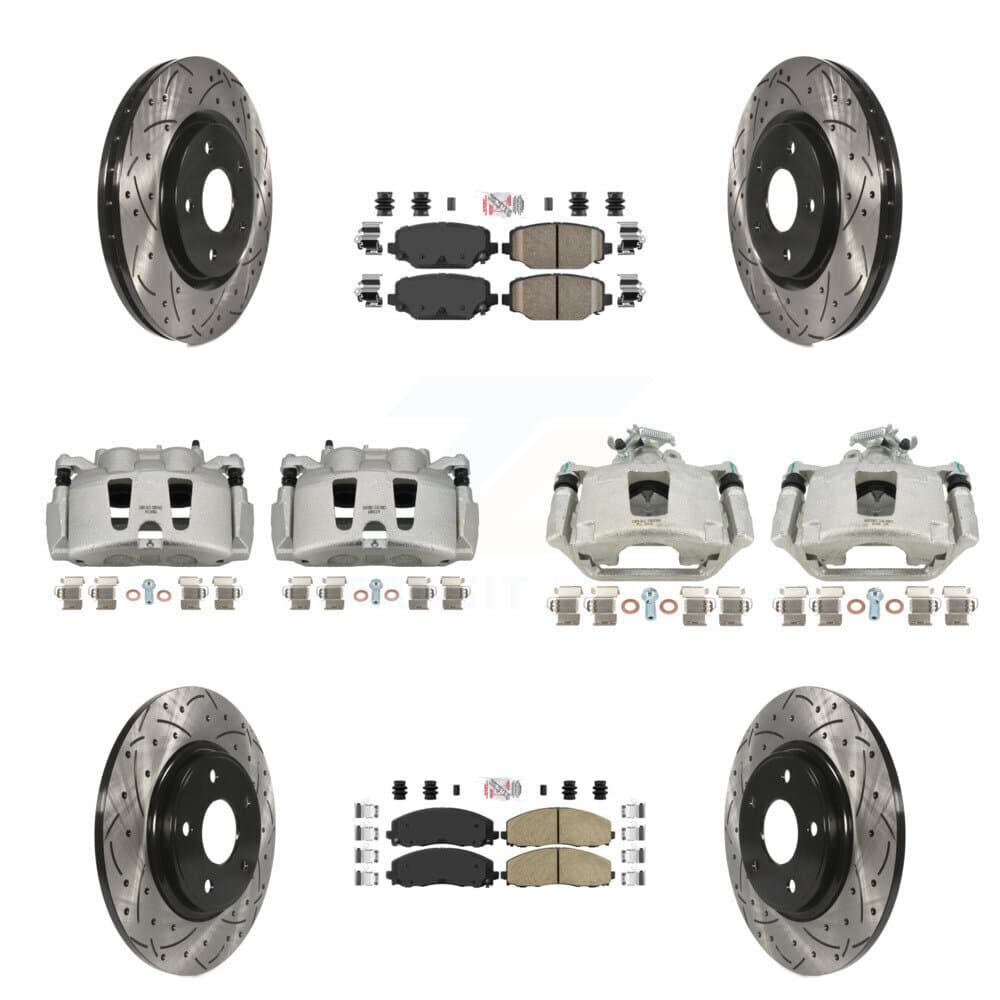 Transit Auto - KCD-101036N - Front and Rear Disc Brake Kits image 1