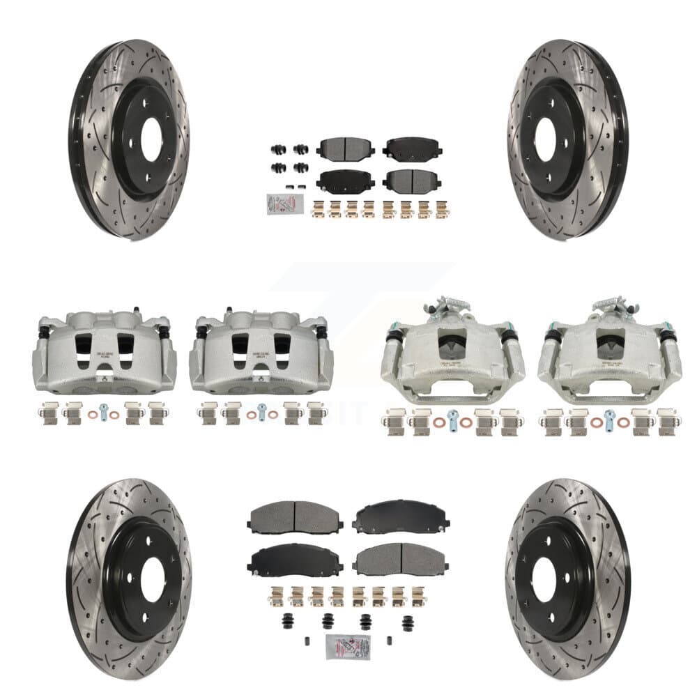 Transit Auto - KCD-101041N - Front and Rear Disc Brake Kits image 1