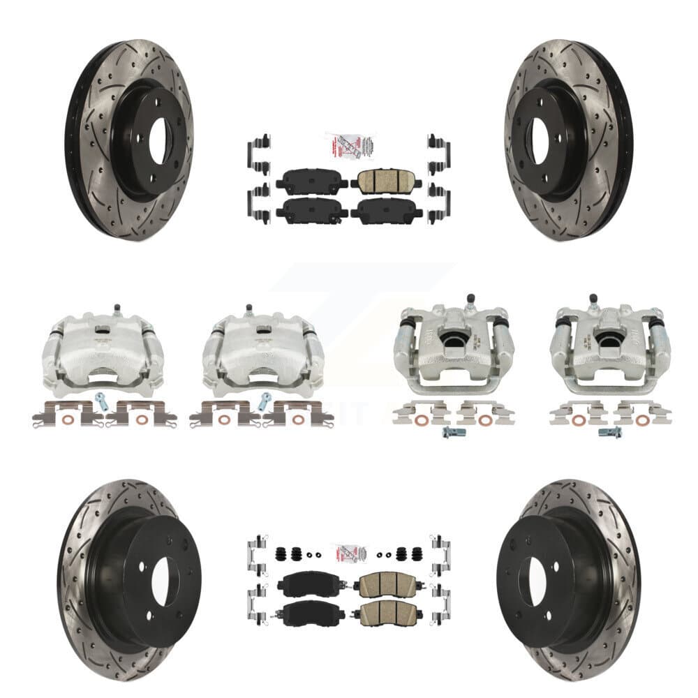 Transit Auto - KCD-101053N - Front and Rear Disc Brake Kits image 1