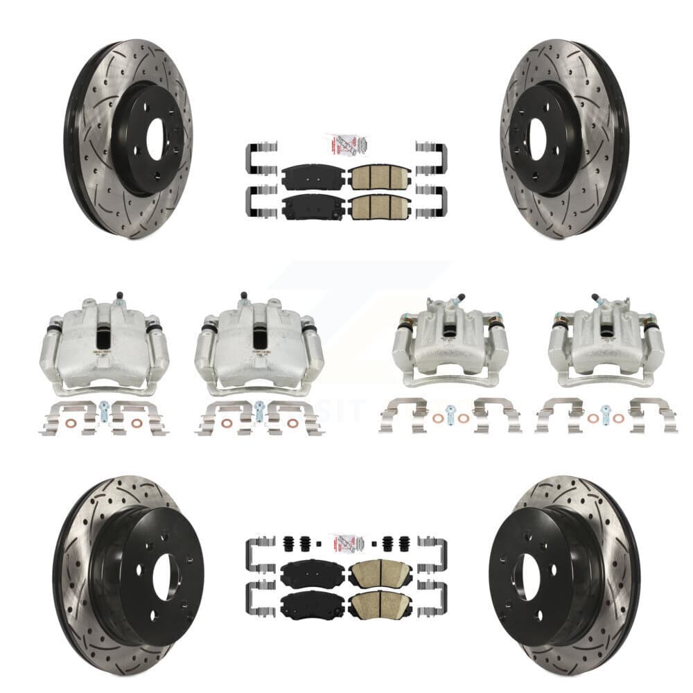 Transit Auto - KCD-101060N - Front and Rear Disc Brake Kits image 1