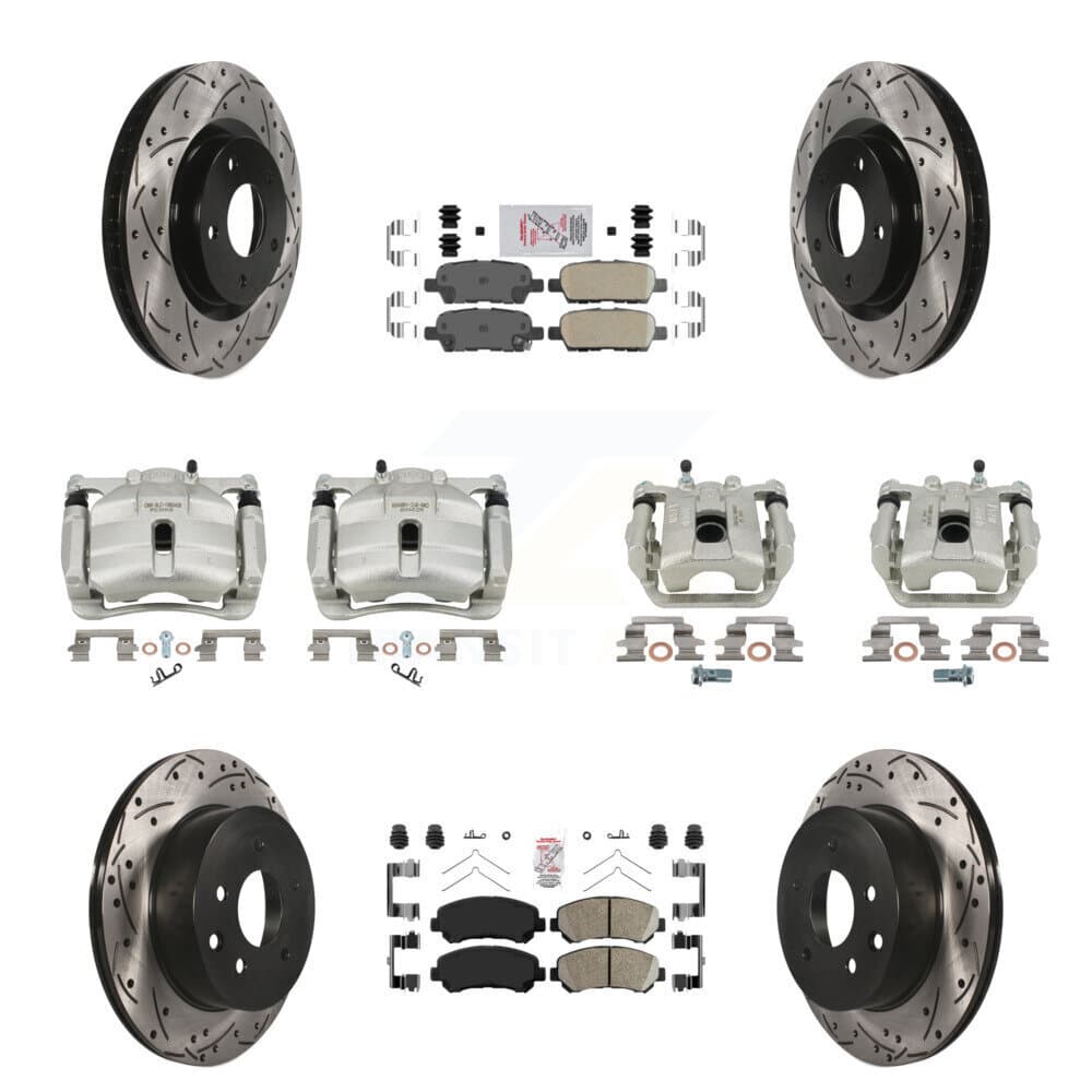 Transit Auto - KCD-101081N - Front and Rear Disc Brake Kits image 1