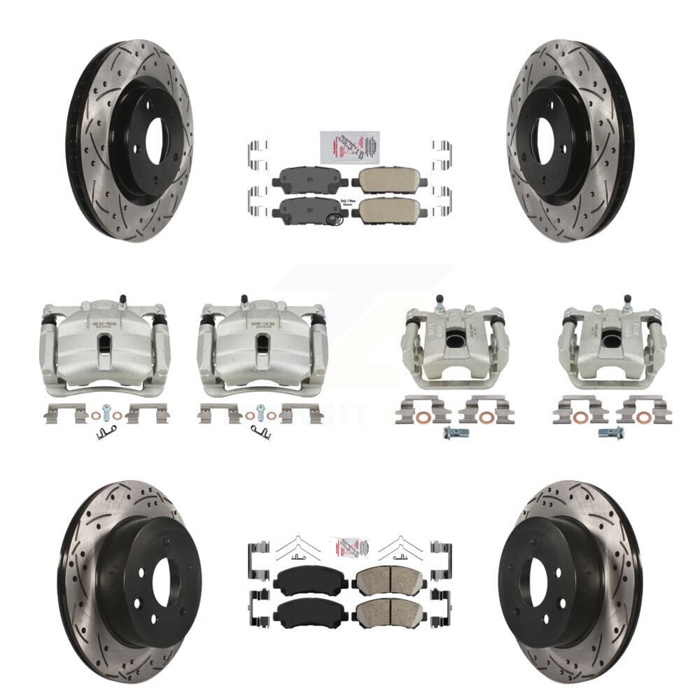 Transit Auto - KCD-101082N - Front and Rear Disc Brake Kits image 1
