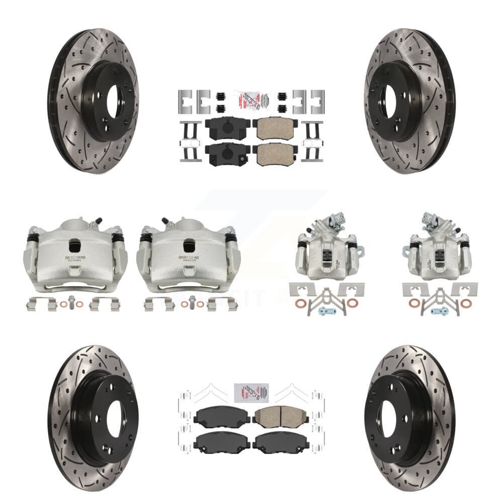 Transit Auto - KCD-101138N - Front and Rear Disc Brake Kits image 1