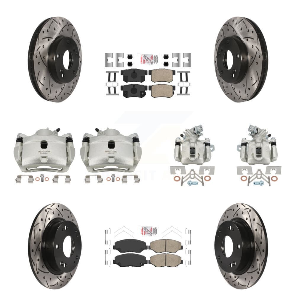 Transit Auto - KCD-101142N - Front and Rear Disc Brake Kits image 1