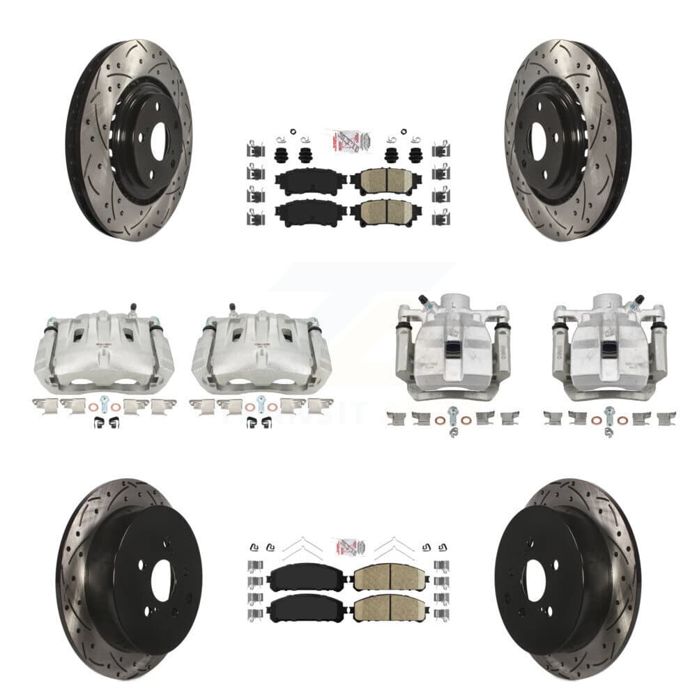 Transit Auto - KCD-101186N - Front and Rear Disc Brake Kits image 1