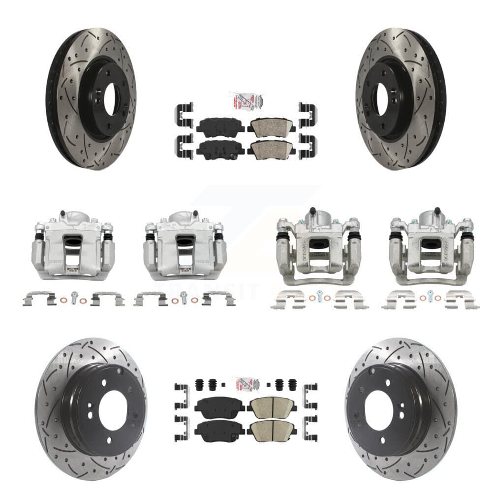 Transit Auto - KCD-101207N - Front and Rear Disc Brake Kits image 1