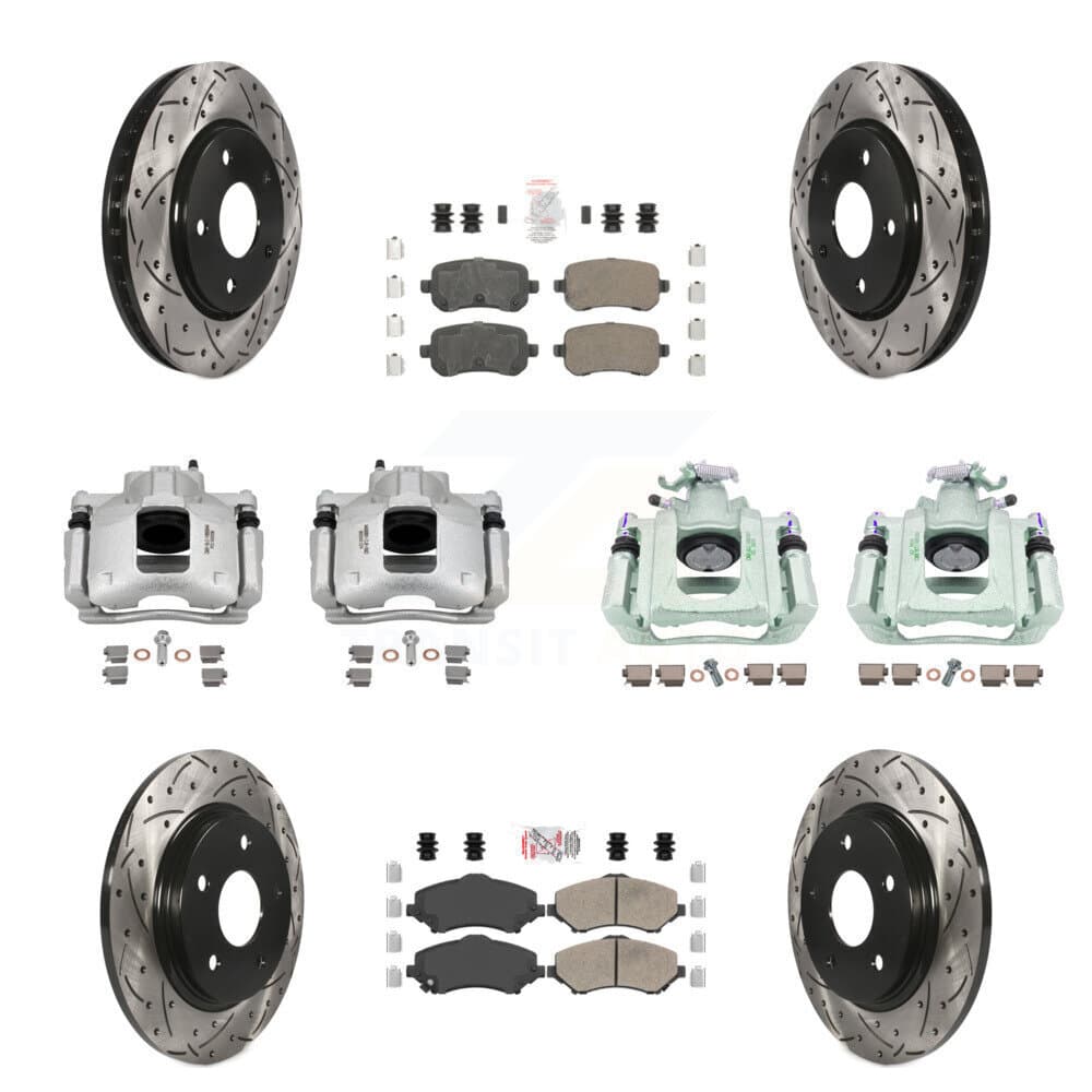 Transit Auto - KCD-101212N - Front and Rear Disc Brake Kits image 1