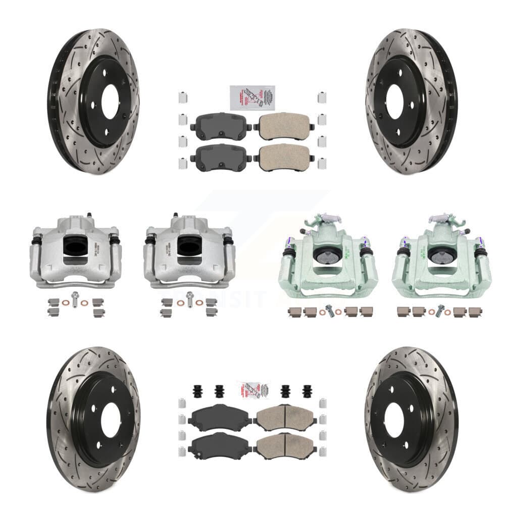 Transit Auto - KCD-101213N - Front and Rear Disc Brake Kits image 1